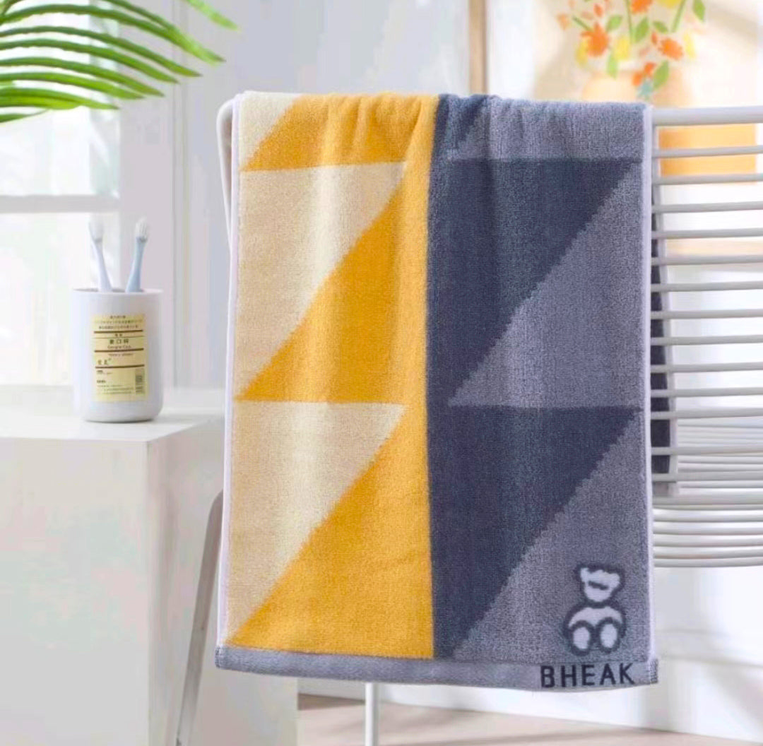 Face Towel Cotton Triangle Bear