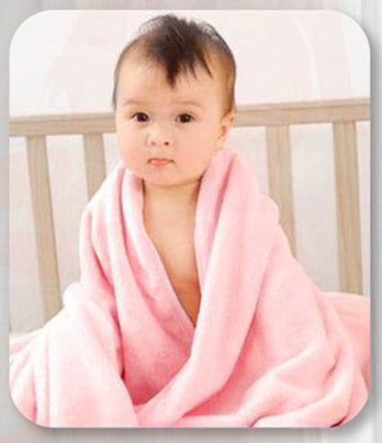 Cotton Bath Towel with Multitude Thin Strips