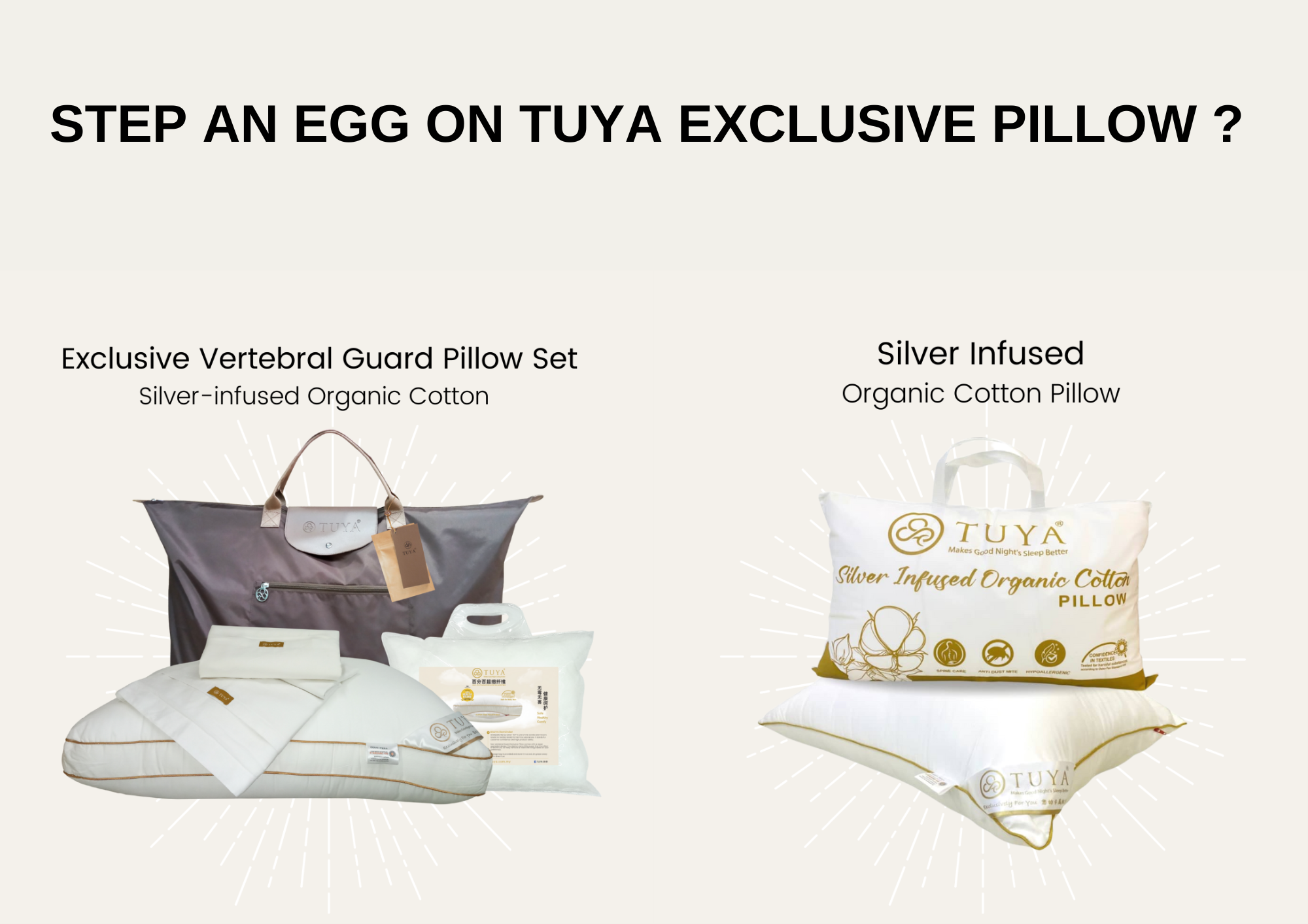 Load video: TUYA EXCLUSIVE PILLOW