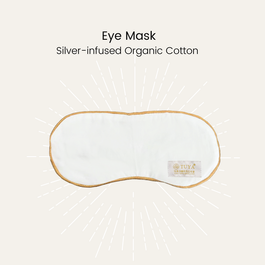 Silver Infused Organic Cotton Eye Mask