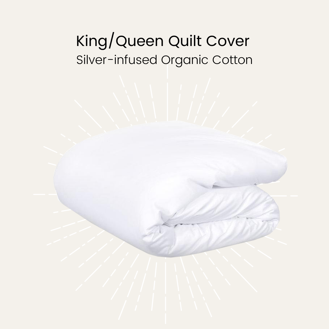 Silver Infused Organic Cotton Quilt Cover