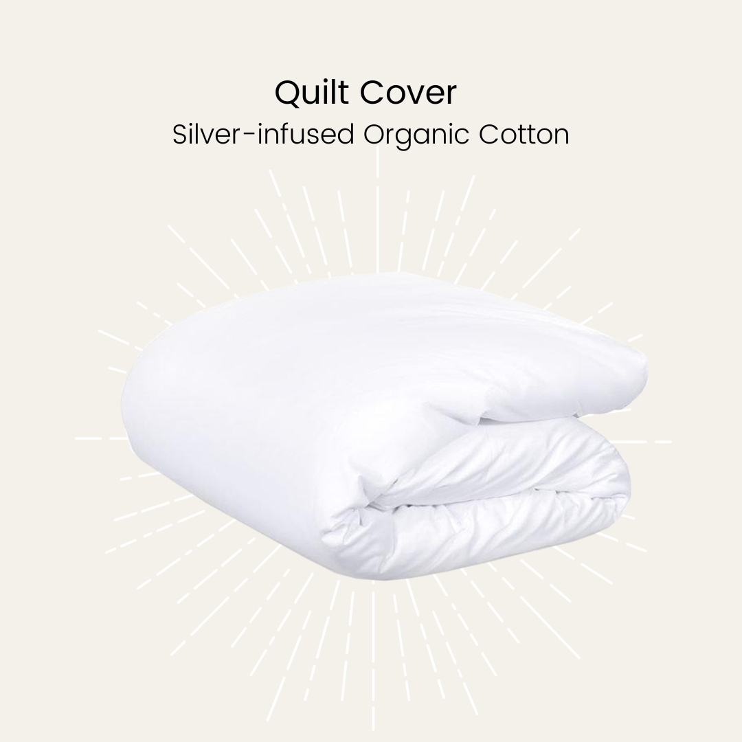 Silver Infused Organic Cotton Quilt Cover