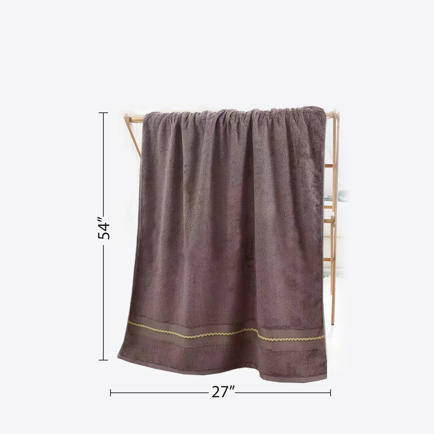 Adult Bath Towel Cotton One Line