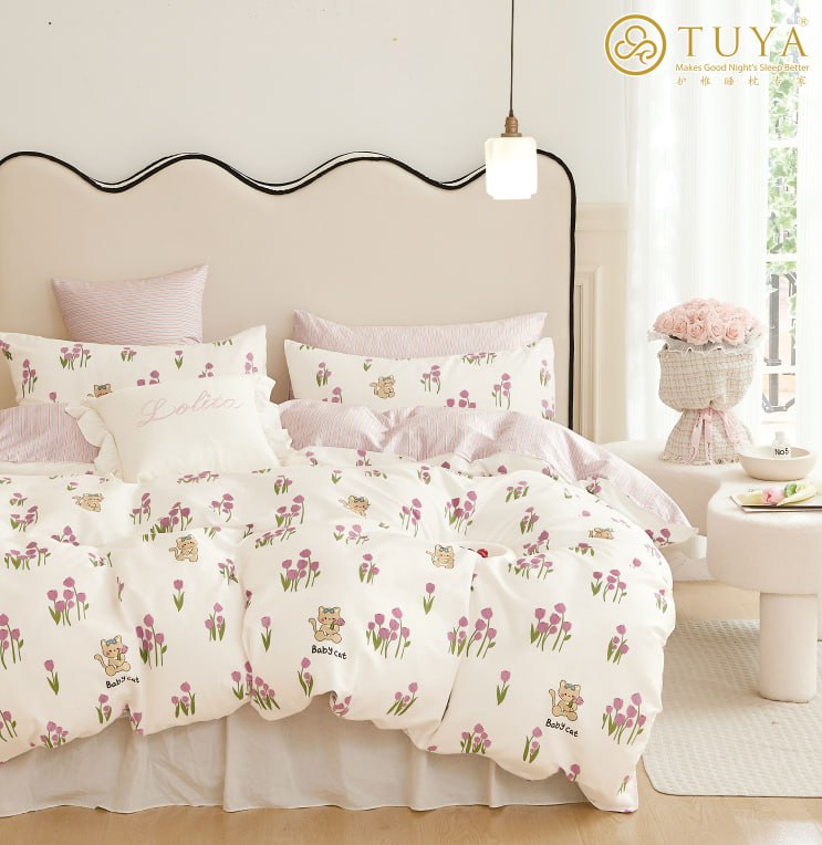 TUYA 100% Cotton Bed Sheet - SUPER HEIGHT