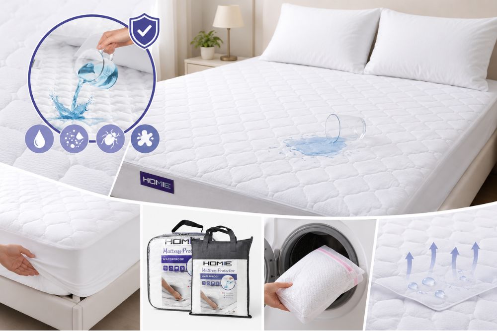 HOMIE Hotel Mattress Protector for homes and businesses
