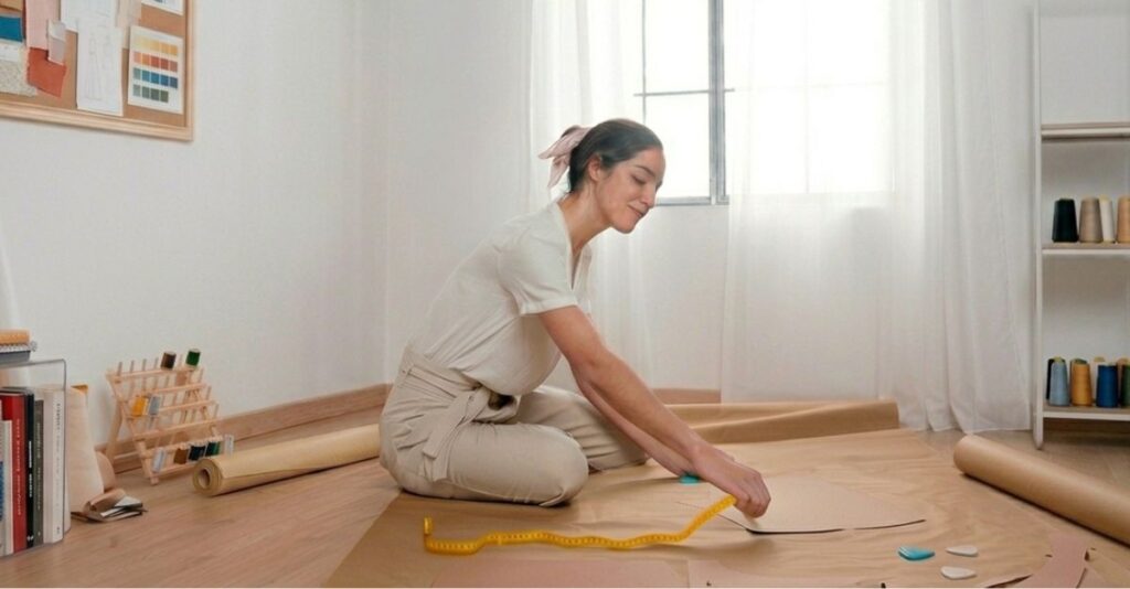 Measuring sofa size