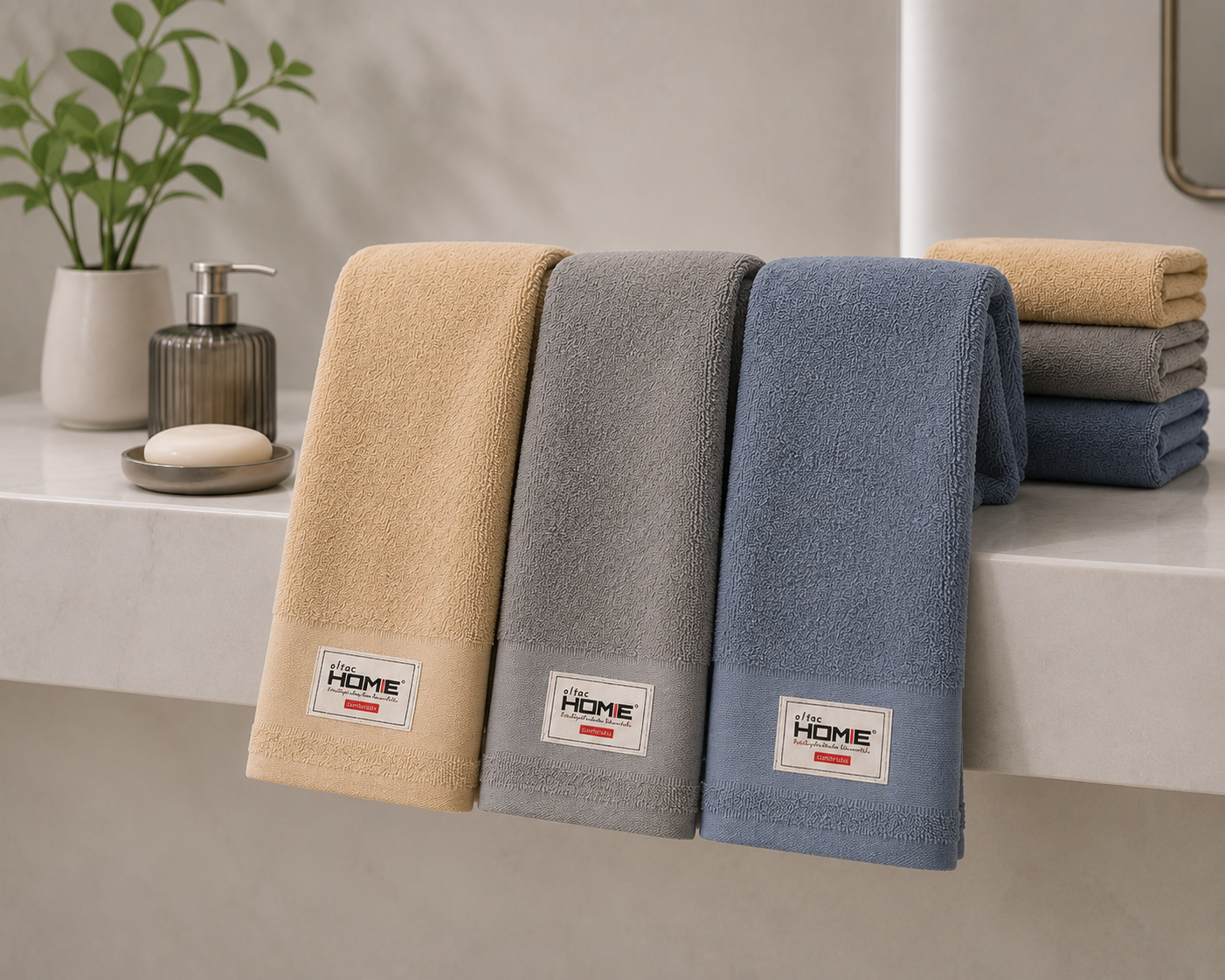 TOWEL HOMIE ADULT COTTON PIANO 350G 70CM X 140CM